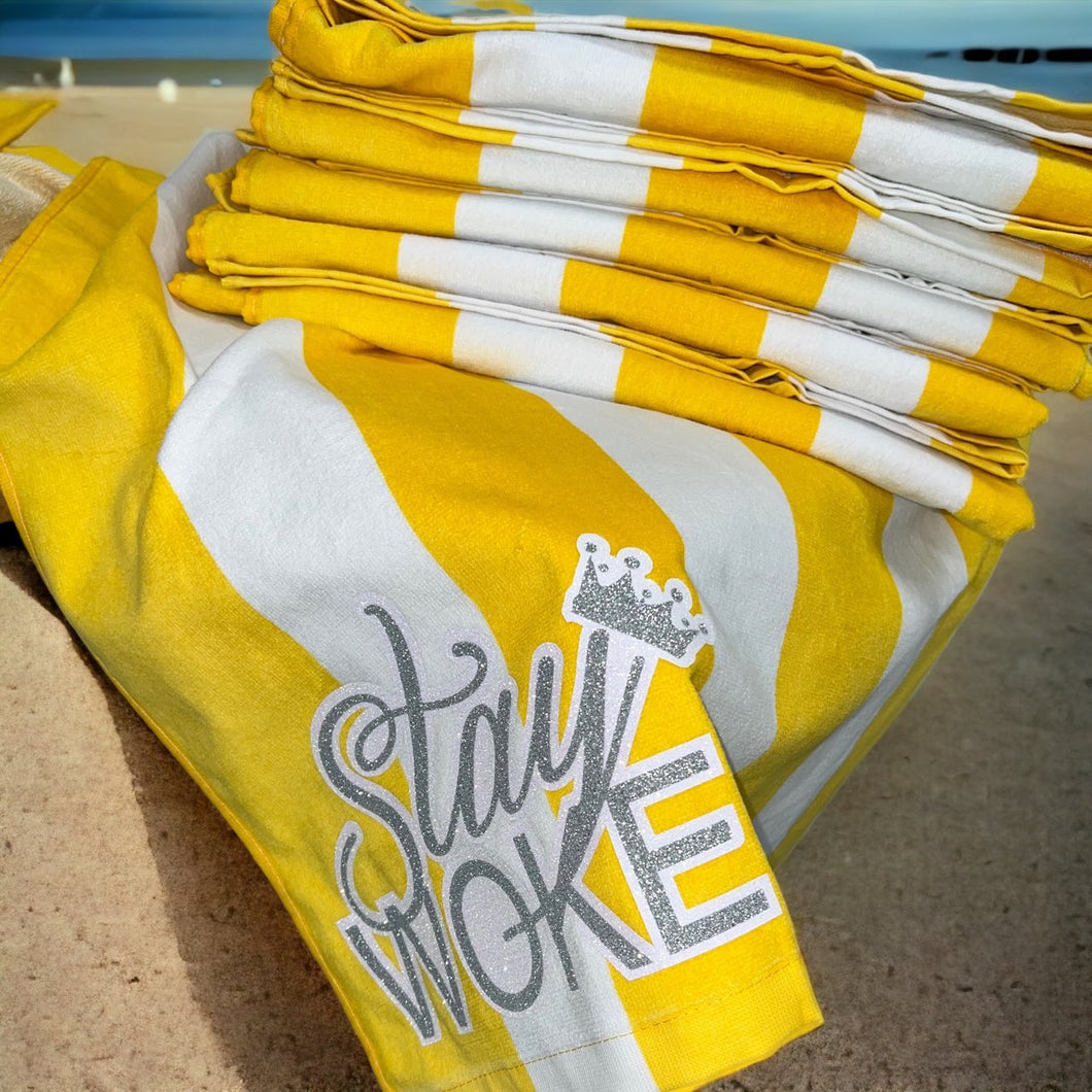 Beach Towels (STAY WOKE)