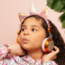 Load image into Gallery viewer, Glitz Mix Unicorn Headphones
